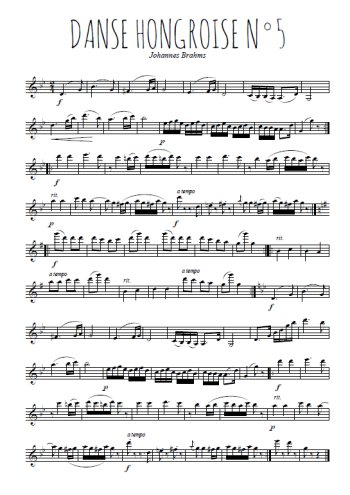 Danse hongroise N°5